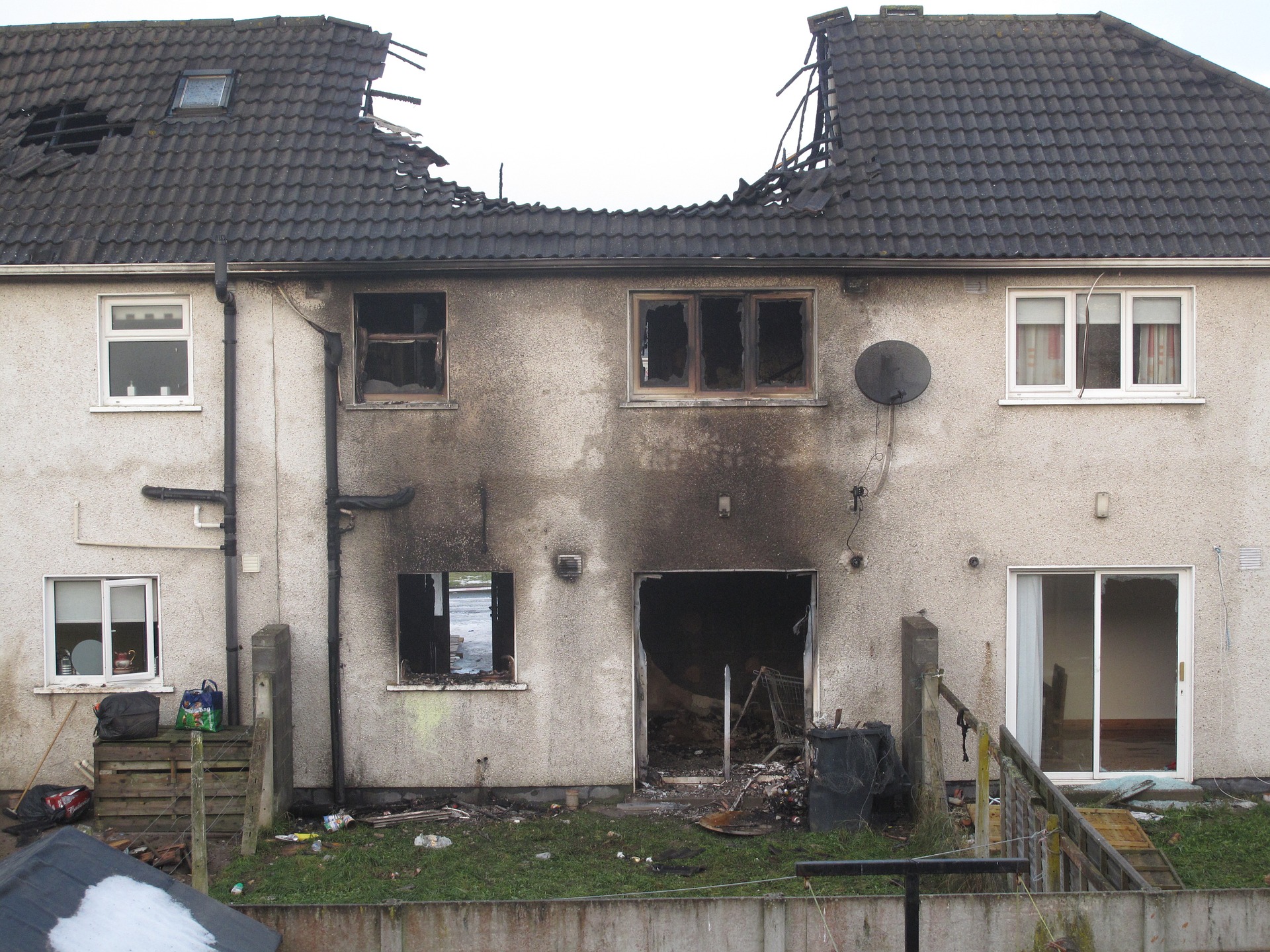 house damage